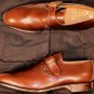 CHURCH'S SHOES $880 CHESTNUT BROWN BENCH MADE BUCKLED MONK STRAP 12.5 45.5e NEW