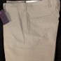 PRADA PANTS $495 STONE BEIGE 100%COTTON GABARDINE DRESS TROUSERS 36 52e NEW