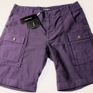 DOLCE & GABBANA SHORTS $620 PURPLE CARGO POCKET BERMUDA WALKING SHORT 34 48e NEW
