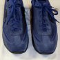 SANTONI SHOES $495 DENIM BLUE LOGO ORNAMENTED SIDE AIRWALK TRAINER 9.5 42.5e NEW