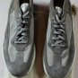 SANTONI SHOES $495 ASH GRAY KANVAS SIDE CONTRAST AIRWALK 292 TRAINER 7 40e NEW