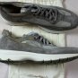 SANTONI SHOES $495 ASH GRAY KANVAS SIDE CONTRAST AIRWALK 292 TRAINER 7 40e NEW