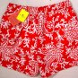 ETRO SWIM TRUNKS $350 RED/WHITE LOGO PAISLEY BEACHWEAR SWIM SHORTS XL 54e NEW