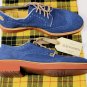 CESARE PACIOTTI SHOES $495 BLUE SUEDE MADISON AVE WINGTIP 308 DERBY 11 44e NEW