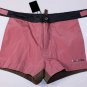 DSQUARED2 SWIM TRUNKS $465 BROWN LOGO ORNAMENTED SWIMSUIT BEACHWEAR SM 48e NEW
