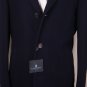 LANVIN JACKET $2725 NAVY 3-BTN WOOL SCALLOPED SHOULDER SEAM TOPCOAT 42 52 NEW