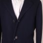LANVIN JACKET $2725 NAVY 3-BTN WOOL SCALLOPED SHOULDER SEAM TOPCOAT 42 52 NEW