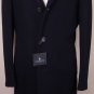 LANVIN JACKET $2725 NAVY 3-BTN WOOL SCALLOPED SHOULDER SEAM TOPCOAT 42 52 NEW
