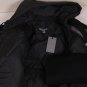 JOHN VARVATOS JACKET $1695 BLACK WOOL HOODED QUILTED 4-BTN HEAVY COAT 46 56e NEW