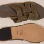MAISON MARTIN MARGIELA SHOES $525 BROWN SUEDE CROSS STRAP SLIDE SANDAL 12 45 NEW