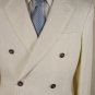 MAISON MARTIN MARGIELA COAT $2275 IVORY 1950s REPLICA TROPICAL JACKET 42 52e NEW