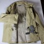 TOM FORD COAT $3240 KHAKI BROWN DUAL ZIP 4-PKT HOODED FIELD JACKET 42 52e NEW