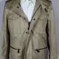 TOM FORD COAT $3240 KHAKI BROWN DUAL ZIP 4-PKT HOODED FIELD JACKET 42 52e NEW
