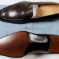 RALPH LAUREN PURPLE LABEL SHOES $1250 DARK BROWN BENCHMADE LOAFER 12 45e NEW