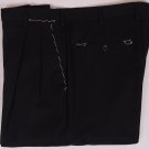 INCOTEX PANTS $980 BLACK SUPER 150's WOOL HANDMADE DRESS SLACKS 33 50e NEW