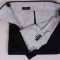INCOTEX PANTS $980 BLACK SUPER 150's WOOL HANDMADE DRESS SLACKS 33 50e NEW