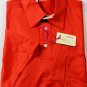 BRIONI POLO $495 MELON RED LINEN COLLAR 3BTN COTTON POLO GOLF SHIRT L 52e NEW