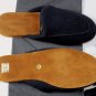 LORO PIANA SHOES $705 NAVY SUEDE/CASHMERE LUIS MULE HOUSE SLIPPERS 8 41e NEW