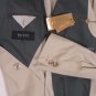 GUCCI JACKET $1,350 KHAKI/GRAY ACCENTED 3-SIGNATURE BUTTON FIELD COAT XL 54e NEW