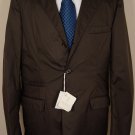 BRUNELLO CUCINELLI COAT $2195 DK BROWN 3-BTN GOOSE DOWN PUFFER BLAZER 40 50e NEW