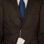 BRUNELLO CUCINELLI COAT $2195 DK BROWN 3-BTN GOOSE DOWN PUFFER BLAZER 40 50e NEW