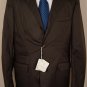 BRUNELLO CUCINELLI COAT $2195 DK BROWN 3-BTN GOOSE DOWN PUFFER BLAZER 40 50e NEW