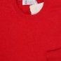 BRUNELLO CUCINELLI SWEATER RED 100%CASHMERE CREWNECK JUMPER LG 52e NEW