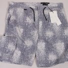 MARC JACOBS SWIMSUIT $450 BLUE/WHT LOGO COUTURE BEACHWEAR SWIM TRUNKS M 50e NEW