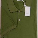 MALO POLO $395 GREEN 2-BTN 100%COTTON KNIT POLO SHIRT XL 54e NEW