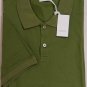 MALO POLO $395 GREEN 2-BTN 100%COTTON KNIT POLO SHIRT XL 54e NEW