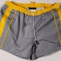 DSQUARED2 SWIM TRUNKS $495 GRAY LOGO ORNAMENTED SWIMSUIT BEACHWEAR LARGE 52e NEW