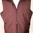 LORO PIANA VEST $2195 MAROON QUILTED STORM SYSTEM CASHMERE LINED GILET XL 54 NEW