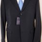 PRADA SUIT $2495 NAVY BLUE TECNO STRETCH 3-BTN SUIT 44R 54e NEW