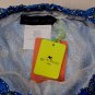 ETRO SWIM TRUNKS $350 BLUE/WHITE CIRCLE PRINT BEACHWEAR SWIMSUIT SM 48e NEW