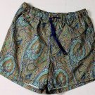 ETRO SWIM TRUNKS $350 GREEN/BLUE LOGO PAISLEY BEACHWEAR SWIM SHORTS XL 54e NEW