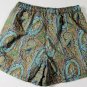 ETRO SWIM TRUNKS $350 GREEN/BLUE LOGO PAISLEY BEACHWEAR SWIM SHORTS XL 54e NEW