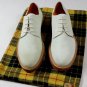 CESARE PACIOTTI SHOES $545 IVORY SUEDE MADISON AVE DOWNTOWN DERBY 8 41e NEW