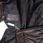 SALVATORE FERRAGAMO JACKET $2750 BLACK CALFSKIN LOGO GANCINI BOMBER MED 50e NEW