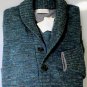BRUNELLO CUCINELLI SWEATER MOSS 100%CASHMERE MARBLED SHAWL CARDIGAN LG 52 NEW