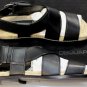 DSQUARED2 SHOES $565 BLACK CALF BROADSTRAP ESPADRILLE SOLE SANDALS 8.5 41.5e NEW