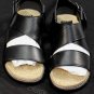 DSQUARED2 SHOES $565 BLACK CALF BROADSTRAP ESPADRILLE SOLE SANDALS 8.5 41.5e NEW