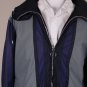 GUCCI JACKET $1,995 NAVY LEATHER ACCENTED LOGO ORNAMENTED HOODED COAT XL 54 NEW