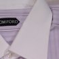 TOM FORD SHIRT $695 PURPLE STRIPED FRENCH CUFF OXFORD SHIRT 16.5/35 42 NEW