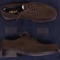 PRADA SHOES $650 DARK BROWN SUEDE SPLIT TOE SUMMER DERBY 9 42e NEW