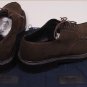 PRADA SHOES $650 DARK BROWN SUEDE SPLIT TOE SUMMER DERBY 9 42e NEW