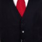 DOLCE & GABBANA VEST $560 SOFT BLACK 5-BTN LOGO BRACE WAISTCOAT GILET 42 52e NEW