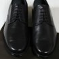 TOD'S SHOES $595 BLACK LOGO EMBOSSED LACE UP CLASSIC ROUND TOE DERBYS 12 45e NEW