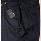 GIORGIO ARMANI PANTS $995 NAVY BLACK LABEL WOOL/CASHMERE DRESS SLACKS 41 58e NEW