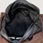GUCCI BOWLER BAG $1450 SLATE BLUE LOGO GUCCICCIMA NYLON/LEATHER OVERNIGHTER NEW
