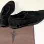 CESARE PACIOTTI SHOES $595 BLACK SUEDE WINGTIP FUR LINED DERBY 11 44e NEW